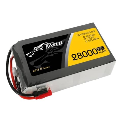 ⁨Akumulator Tattu 28000mAh 22.2V 25C 6S1P Lipo Pack z konektorem AS150+XT150⁩ w sklepie Wasserman.eu