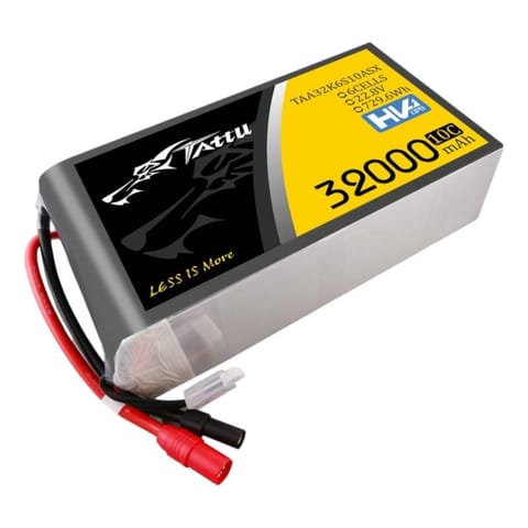 ⁨Akumulator Tattu 32000mAh 22.2V 25C 6S1P Lipo Pack z konektorem AS150+XT150⁩ w sklepie Wasserman.eu