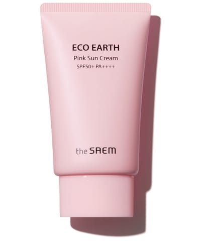 ⁨SAEM Eco Earth Pink Sun Crem Krem z filtrem przeciwsłonecznym SPF 50+⁩ w sklepie Wasserman.eu