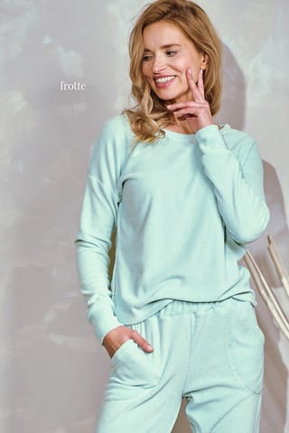 ⁨PIŻAMA TARO 3243 JASSIE AW25 (kolor Miętowy, rozmiar L)⁩ w sklepie Wasserman.eu