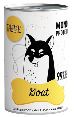 ⁨Paka Zwierzaka PEPE Goat (koza) puszka 400g⁩ w sklepie Wasserman.eu