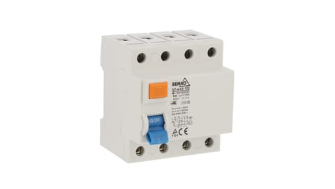 ⁨Residual current circuit breaker AC 4P 63A 100mA A05-N7-4-63-100⁩ at Wasserman.eu