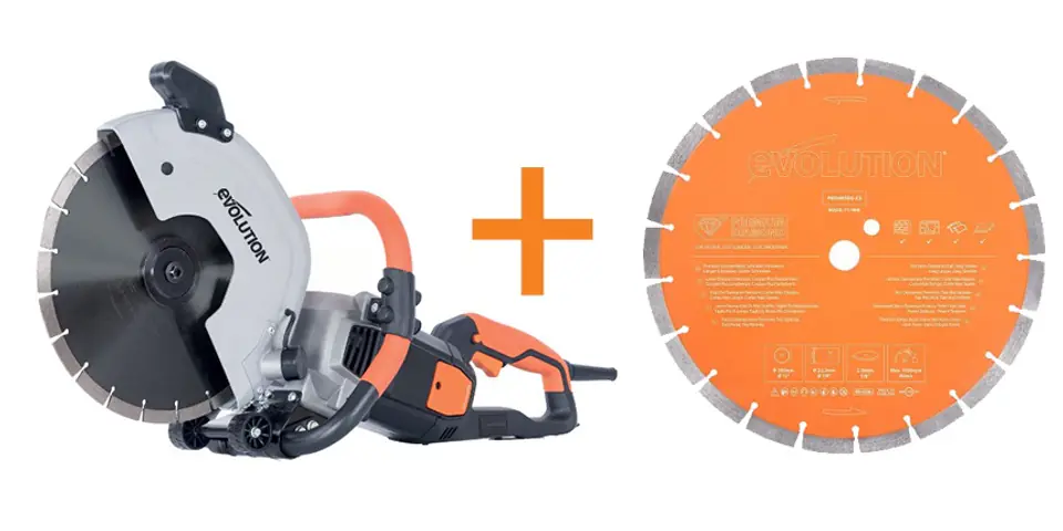 ⁨EVOLUTION CONCRETE CUTTER R300DCT + PD300SEG-CS⁩ at Wasserman.eu