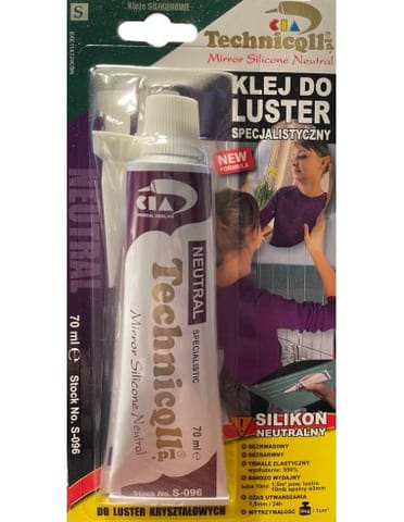 ⁨SPECJALISTYCZNY KLEJ DO LUSTER BIAŁY S-096 TECHNICQLL 70ML⁩ w sklepie Wasserman.eu