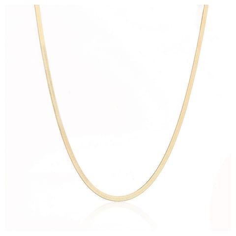 ⁨Naszyjnik stal chirurgiczna pozłacana 14k gold NST1245⁩ w sklepie Wasserman.eu