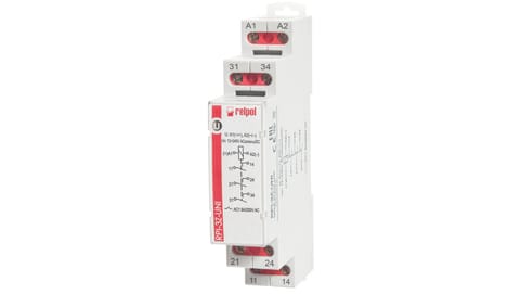 ⁨Przekaźnik elektromagnetyczny 3Z AgSnO2 12-240V AC/DC 50/60Hz 8A RPI-3Z-UNI 863515⁩ w sklepie Wasserman.eu