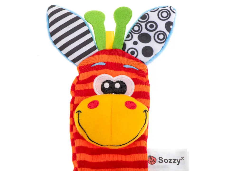⁨Rattle Toy Foot Socks 2pcs⁩ at Wasserman.eu