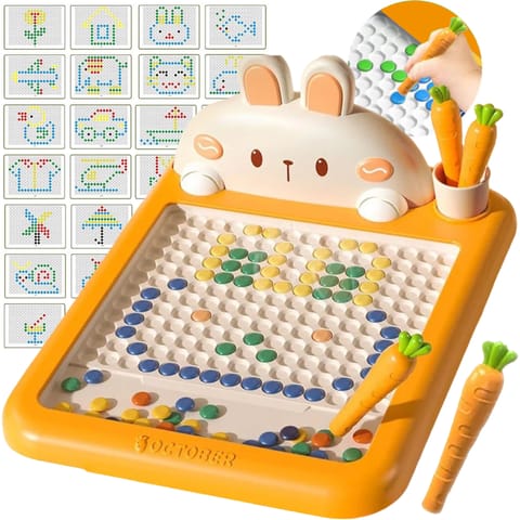 ⁨WOOPIE Tablica Magnetyczna Montessori MagPad Do Rysowania Królik Marchewka⁩ w sklepie Wasserman.eu
