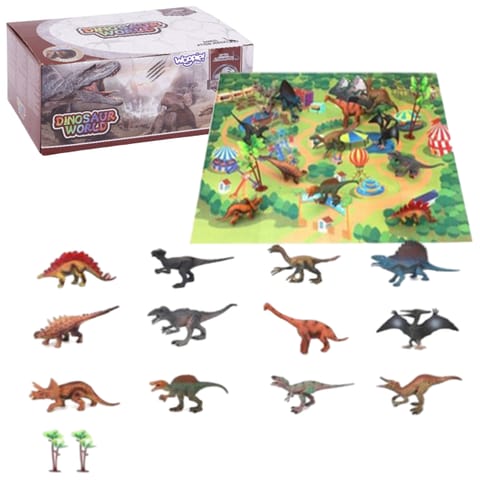 ⁨WOOPIE Zestaw Figurki Dinozaury  XL + Mata⁩ w sklepie Wasserman.eu