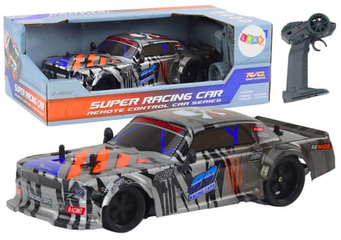 ⁨Zdalnie Sterowane Sportowe Auto RC 1:18 Szare⁩ w sklepie Wasserman.eu