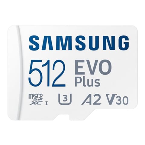 ⁨Samsung | microSD Card | EVO Plus | 512 GB | microSDXC | Flash memory class 10⁩ at Wasserman.eu
