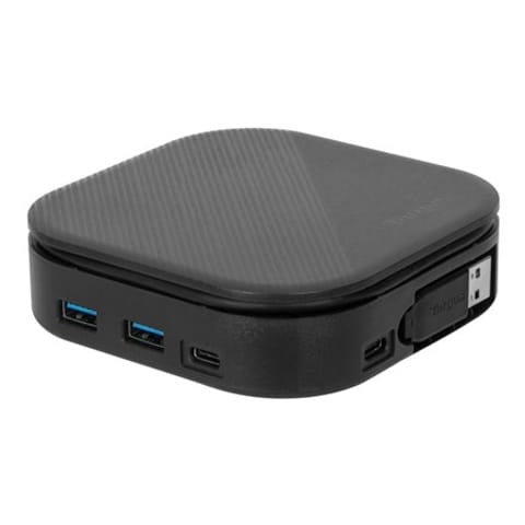 ⁨Targus Universal DisplayLink USB-C Dual Monitor Travel Docking Station, 80W | HDMI ports quantity 2 | Ethernet LAN⁩ at Wasserman.eu