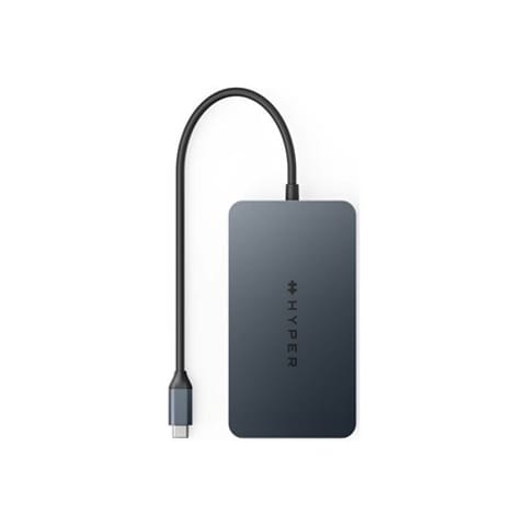 ⁨Podróżna stacja dokująca HyperDrive Dual HDMI 10 w 1 do MacBooka M1 | Porty Ethernet LAN (RJ-45) 1 | Ilość portów HDMI 2⁩ w sklepie Wasserman.eu