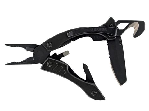 Gerber Crucial multi tool pliers Full-size 5 tools Black at Wasserman.eu