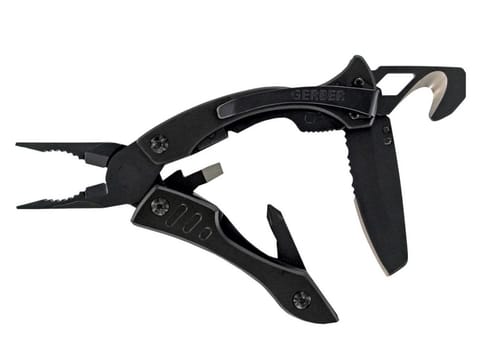 ⁨Gerber Crucial multi tool pliers Full-size 5 tools Black⁩ at Wasserman.eu