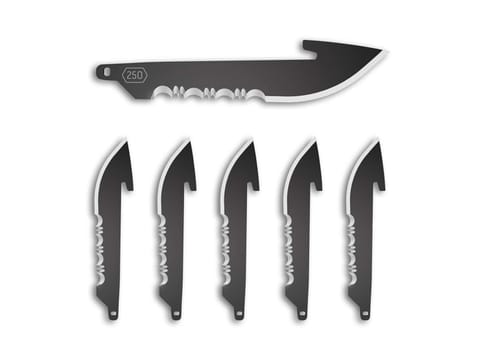 6 ostrzy Outdor Edge Drop-Point Serr 250 Black w sklepie Wasserman.eu