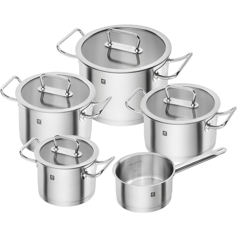 Set of 5 Zwilling Pro Pots at Wasserman.eu