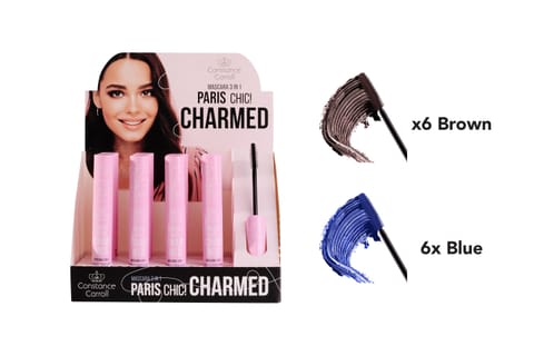 ⁨CONSTANCE CARROLL Zestaw -  Mascara 12 x Charmed (6xBlue + 6xBrown)⁩ w sklepie Wasserman.eu