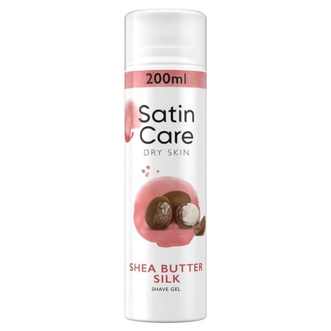 ⁨Satin Care Dry Skin Shea Butter Silk Żel do Golenia 200 ml⁩ w sklepie Wasserman.eu