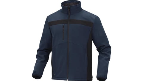 ⁨Bluza z Softshell Poliestru i elastanu kolor granatowo-czarny rozmiar L LULE2BMGT⁩ w sklepie Wasserman.eu