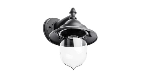 ⁨Oprawa ogrodowa TOSKANA-AD, E27, MAX.60W, IP54, AC220-240V, 50-60Hz,kinkiet prosty, czarna⁩ w sklepie Wasserman.eu