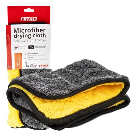⁨Mikrofibra ręcznik do osuszania samochodu 40x30 cm 800g amio-03980⁩ w sklepie Wasserman.eu