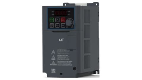 ⁨Przemiennik częstotliwości LSIS serii G100 5,5kW 3x400V AC filtr EMC C3 klawiatura LED LV0055G100-4EOFN⁩ w sklepie Wasserman.eu