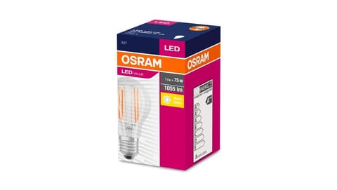 ⁨Żarówka LED VALUE CLASSIC A 75 E27 7,5W 1055lm 2700K 827 FIL non-dim 4058075288669⁩ w sklepie Wasserman.eu