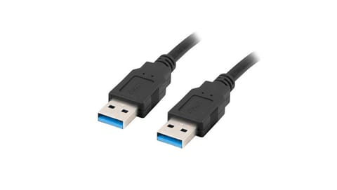 ⁨Przewód USB 3.0 SuperSpeed 0,5m LANBERG⁩ w sklepie Wasserman.eu