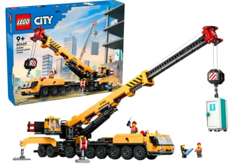 ⁨Klocki LEGO CITY Żółty Ruchomy Żuraw 1116 el. 60409⁩ w sklepie Wasserman.eu