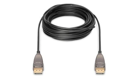 ⁨AOC DisplayPort 1.4 Hybrid Connection Cable 8K/60Hz UHD DP/DP M/M 15m Black⁩ at Wasserman.eu