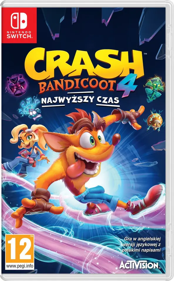 ⁨Gra Nintendo Switch Crash Bandicoot 4 Najwyższy Czas⁩ w sklepie Wasserman.eu