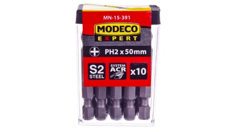 ⁨Tips for screwdriver PH2 x 50mm MN-15-391 /10pcs/⁩ at Wasserman.eu