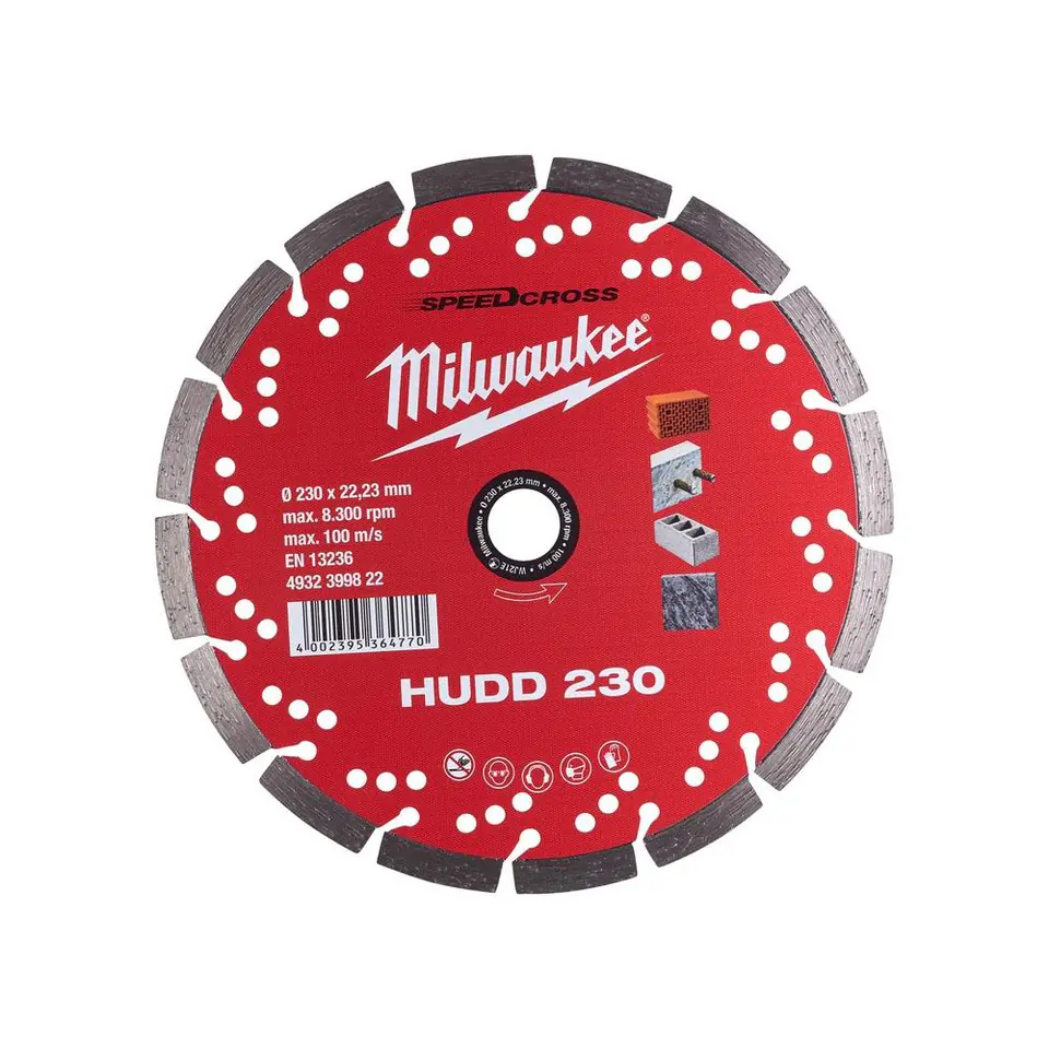 ⁨SPEEDCROSS HUDD DIAMOND BLADE 230MM⁩ at Wasserman.eu