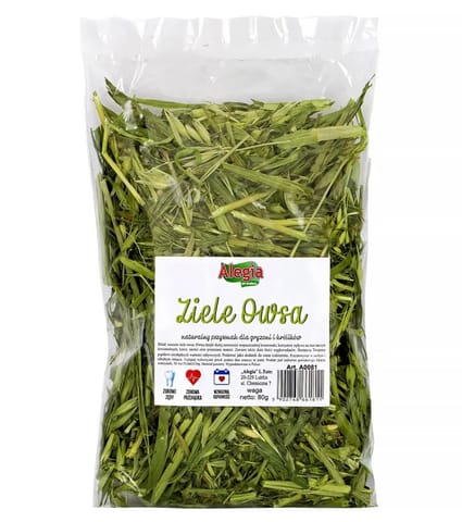 ⁨ALEGIA przysmak Ziele Owsa 80g⁩ w sklepie Wasserman.eu