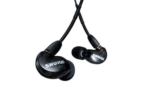 ⁨Shure AONIC 215 - in-ear headphones with single transducer and 3.5mm cable (black)⁩ at Wasserman.eu