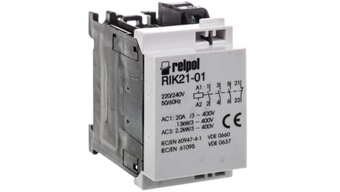 ⁨Power contactor 3P 230V AC 1R RIK21-01-230 2608209⁩ at Wasserman.eu