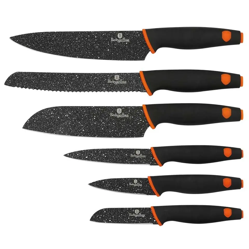 ⁨SET OF 6 KITCHEN KNIVES BERLINGER HAUS BH-2111⁩ at Wasserman.eu