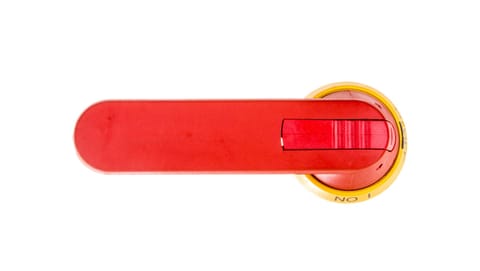 ⁨Plastic handle red-yellow IP 65 OHY 145J12 1119528080⁩ at Wasserman.eu