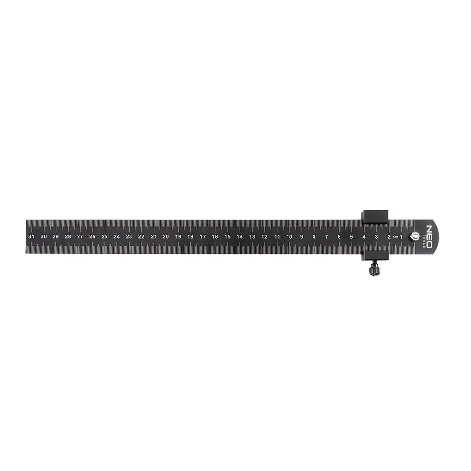 ⁨Linijka z ogranicznikiem, 30 cm⁩ w sklepie Wasserman.eu