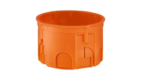 ⁨Flush-mounted box 60mm orange plate Z60KF 33048008 /80pcs/⁩ at Wasserman.eu