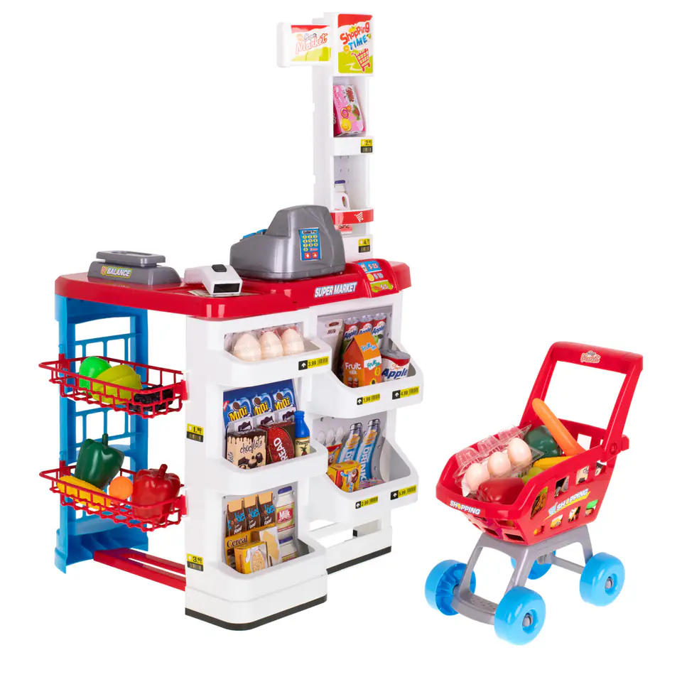 ⁨Supermarket shop cash register + trolley model 2⁩ at Wasserman.eu