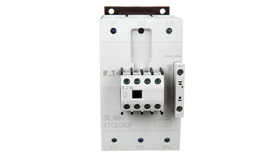 ⁨Power contactor 80A 3P 230VAC 2Z 2R DILM80-22(230V50HZ,240V60HZ) 239449⁩ at Wasserman.eu