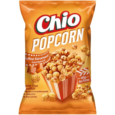 ⁨Chio Popcorn Toffee Karamell 120 g⁩ w sklepie Wasserman.eu