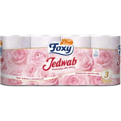 ⁨PAPIER TOALETOWY FOXY JEDWAB (8)⁩ w sklepie Wasserman.eu