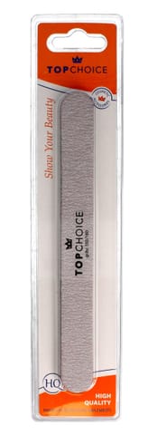 ⁨Top Choice Nail File 100/180 straight 18cm 1pcs⁩ at Wasserman.eu