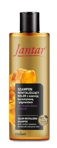 ⁨FARMONA Jantar Szampon rewitalizujący kolor - do włosów blond i siwych 300 ml⁩ w sklepie Wasserman.eu