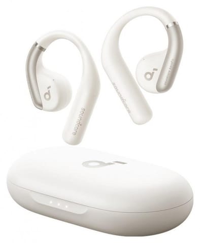 ⁨Słuchawki bezprzewodowe Soundcore o otwartej konstrukcji AeroFit Białe⁩ w sklepie Wasserman.eu