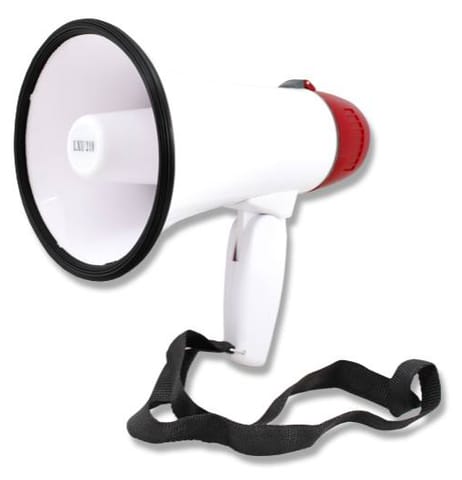 ⁨Portable megaphone 5W horn type. (1LM)⁩ at Wasserman.eu