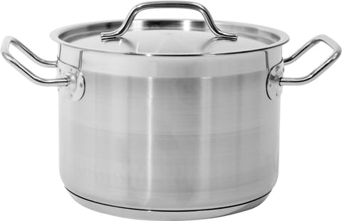 ⁨MEDIUM POT WITH STAINLESS STEEL LID 20X14 CM⁩ at Wasserman.eu